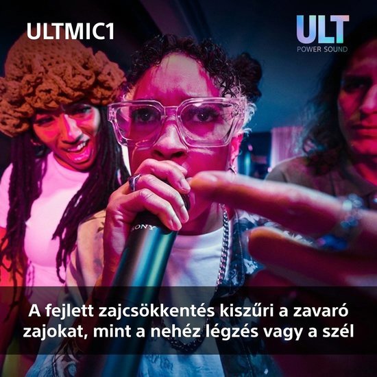 Sony ULTMIC1 vezeték nélküli mikrofon Sony ULTMIC1 mikrofon zajcsökkentő kialakítással