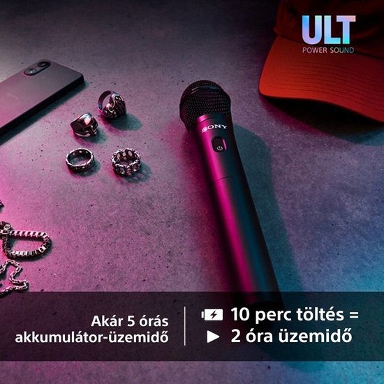 Sony ULTMIC1 vezeték nélküli mikrofon Sony ULTMIC1 mikrofon akár 20 órás üzemidővel