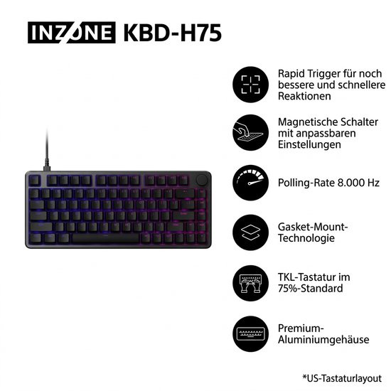 Sony Inzone KBD-H75