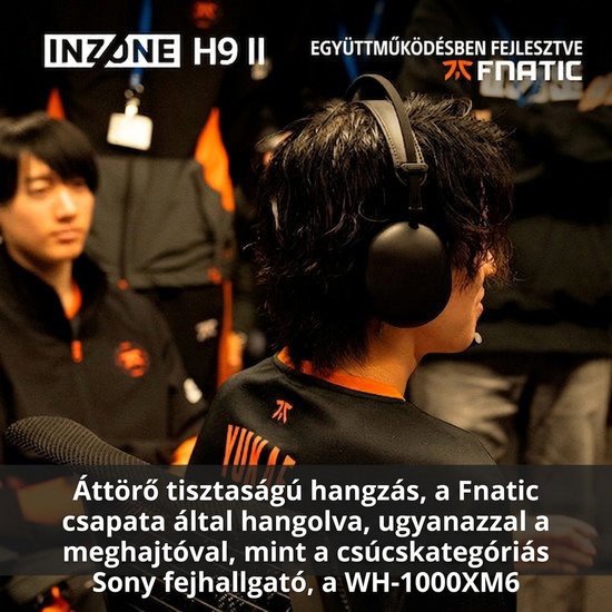 Sony INZONE H9 II részletgazdag hangzással