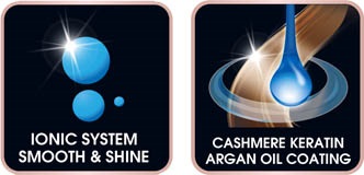 Ionisator, Kaschmir, Keratin und Arganöl