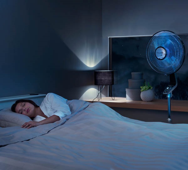 Ventilátor Rowenta VU5670 Turbo Silence s nočním režimem Ventilátor Rowenta VU5670 Turbo Silence s nočním režimem