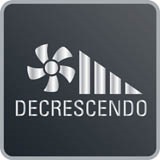 Program Decrescendo Ventilátor Rowenta VU5670 Turbo Silence s programem Decrescendo