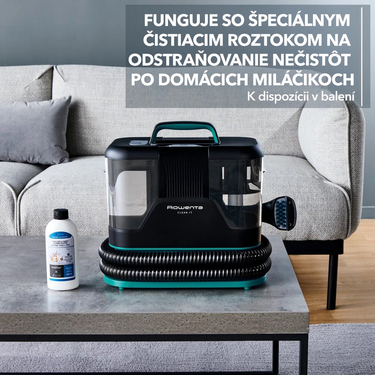 Čistič kobercov Rowenta IN5020F0 Clean IT 750W Multifunkčný vysávač Rowenta IN5020F0 Clean IT 750W