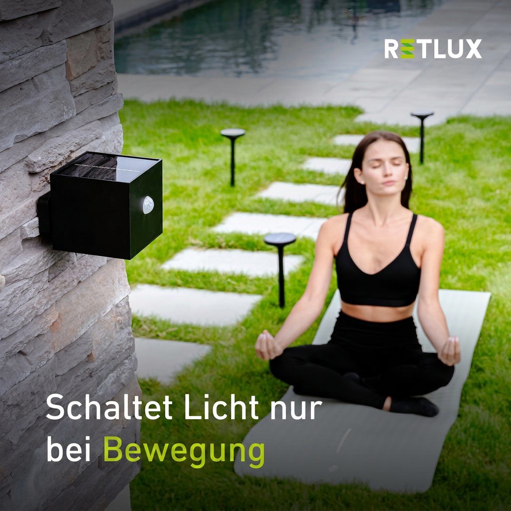 Gartenbeleuchtung RETLUX RGL 120 Solar LED CW