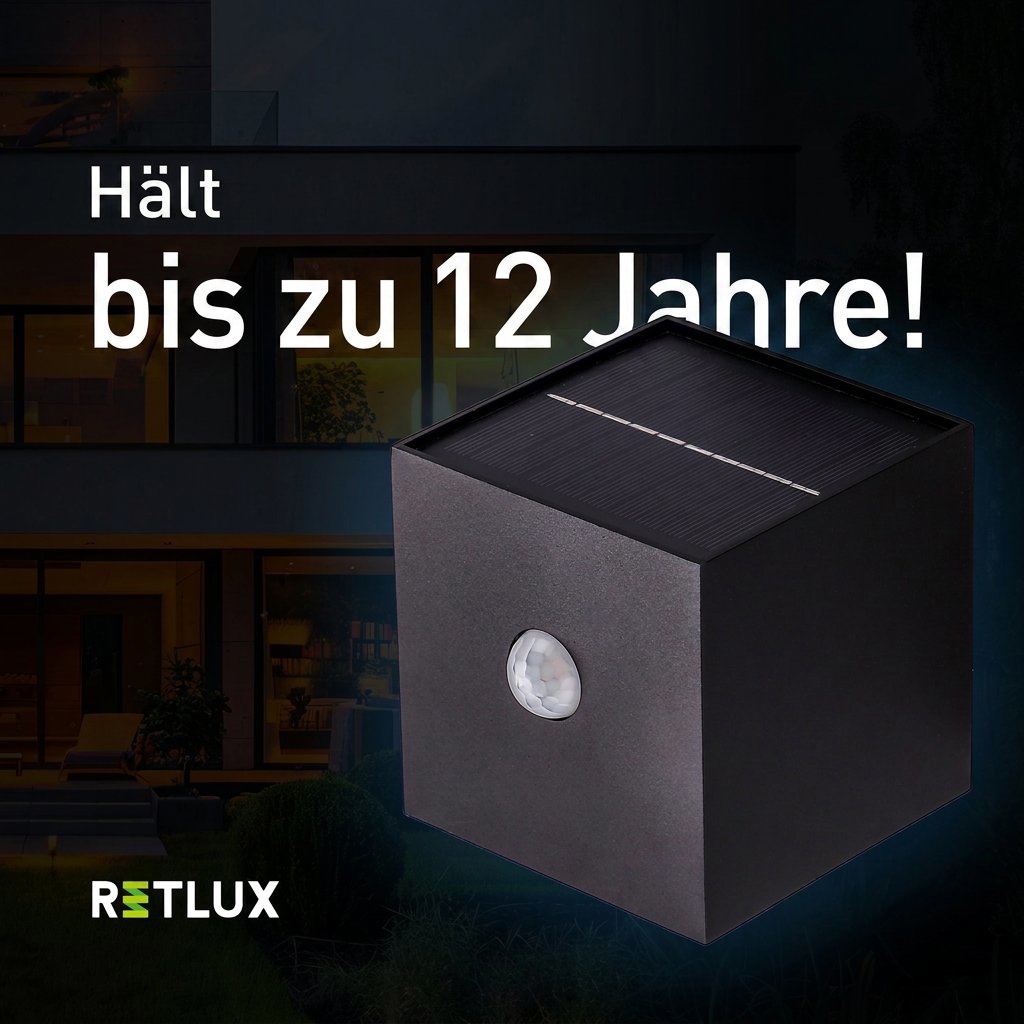 Gartenbeleuchtung RETLUX RGL 120 Solar LED CW