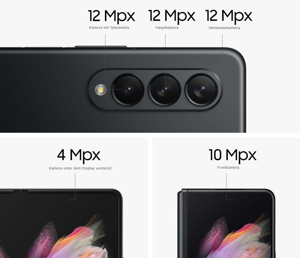 Samsung Galaxy Z Fold3 5G 512GB schwarz