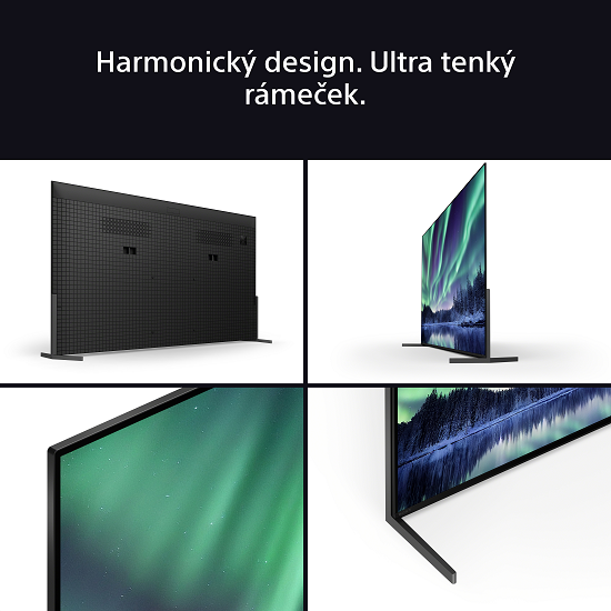 Sony Smart TV has a thin aluminium bezel with a flush surface
