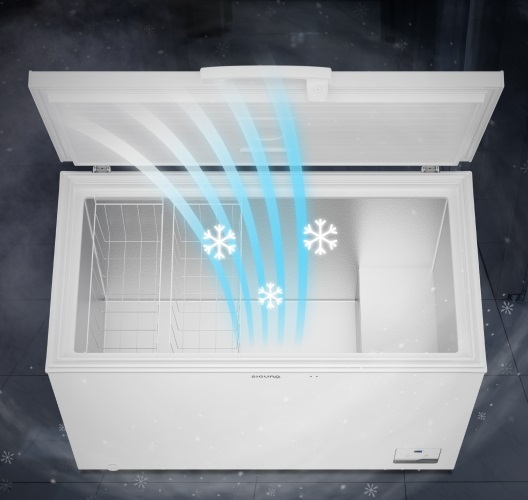 Siguro Fast Freeze 299 K15W chest freezer Siguro Fast Freeze 299 K15W chest freezer