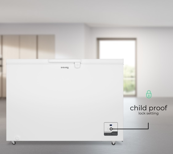 Siguro Fast Freeze 299 K15W chest freezer Siguro Fast Freeze 299 K15W chest freezer