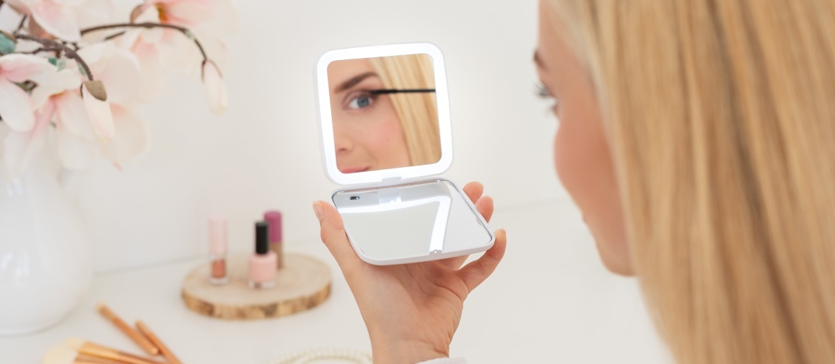 Kozmetické zrkadlo Siguro LM-P450W Pure Beauty Pocket