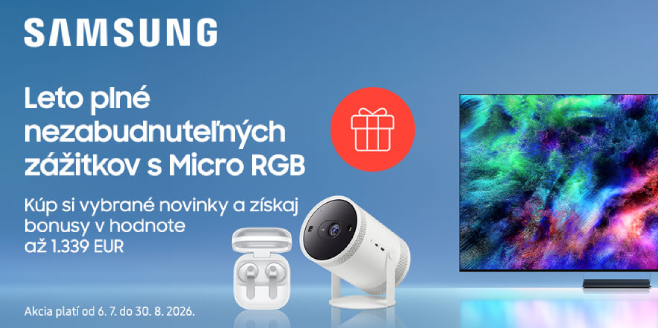 Léto plné dokonalých zážitků s Micro RGB od Samsungu