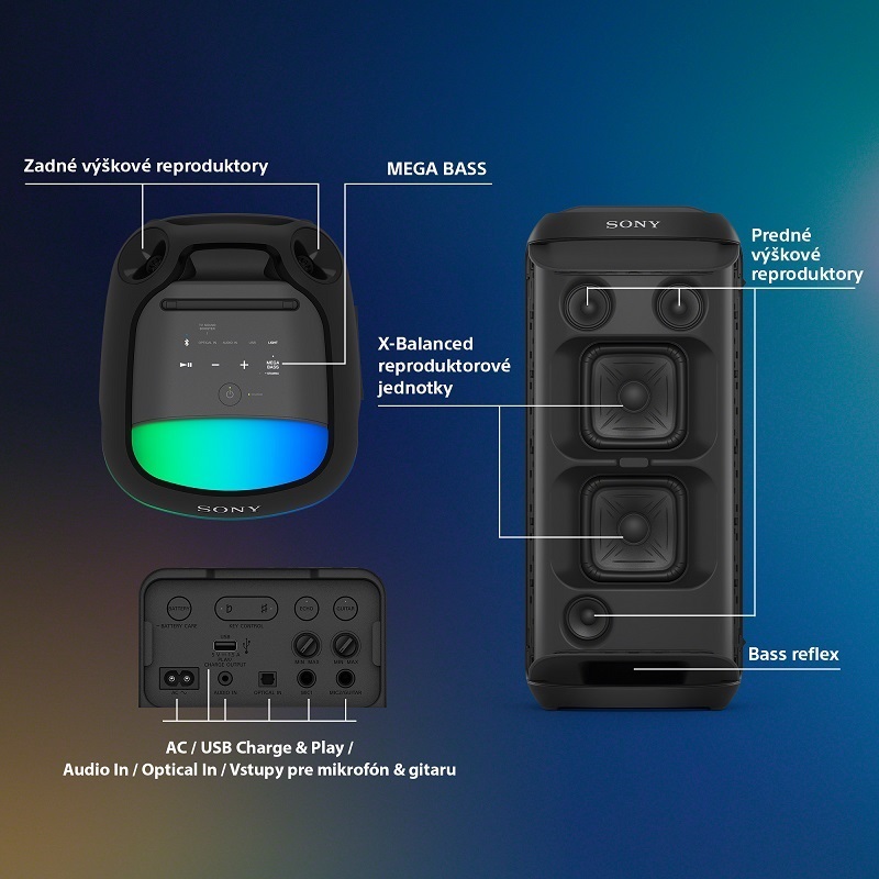 Bluetooth reproduktor Sony SRS-XV800