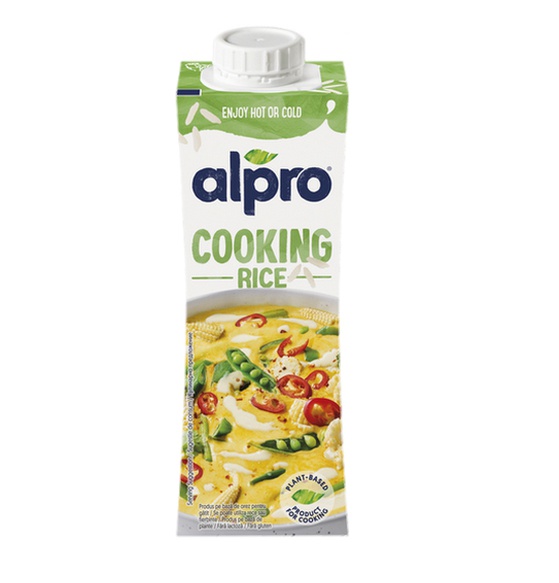 Vegetable drink Alpro rice alternative cooking cream 250 ml Vegetable drink Alpro rice alternative cooking cream 250 ml