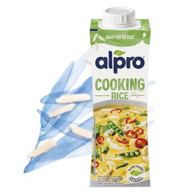 Vegetable drink Alpro rice alternative cooking cream 250 ml Vegetable drink Alpro rice alternative cooking cream 250 ml