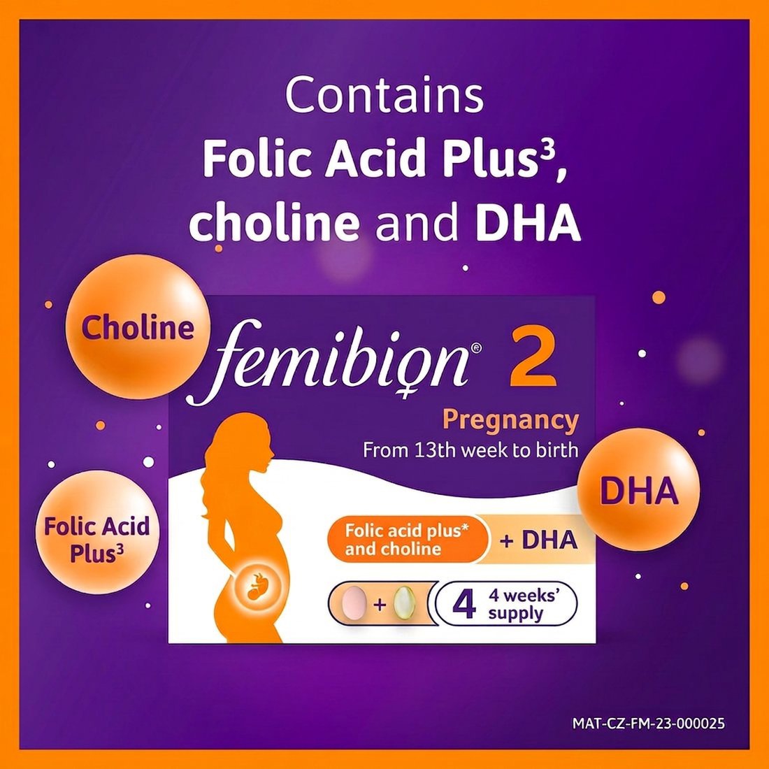 Femibion 2 Pregnancy food supplement 28 tablets + 28 capsules