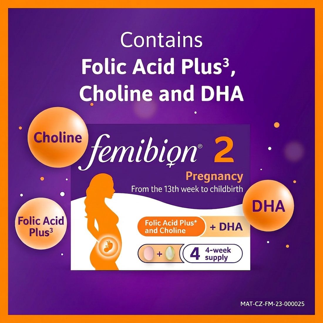 Femibion 2 Pregnancy food supplement 28 tablets + 28 capsules