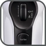 5 rýchlostí a funkcia Turbo Ručný mixér Tefal HT310138 s 5 rýchlosťami a funkciou Turbo