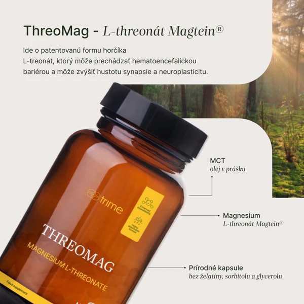 Horčík Trime ThreoMag Horčík L-threonát 270 kapsúl