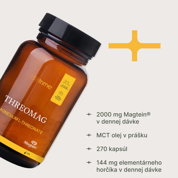 Horčík Trime ThreoMag Horčík L-threonát 270 kapsúl