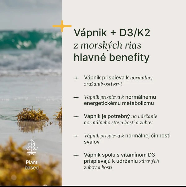 Calcium Trime Calcium + D3/K2, 90 kapsúl Vápnik Trime Calcium + D3/K2, 90 kapsúl