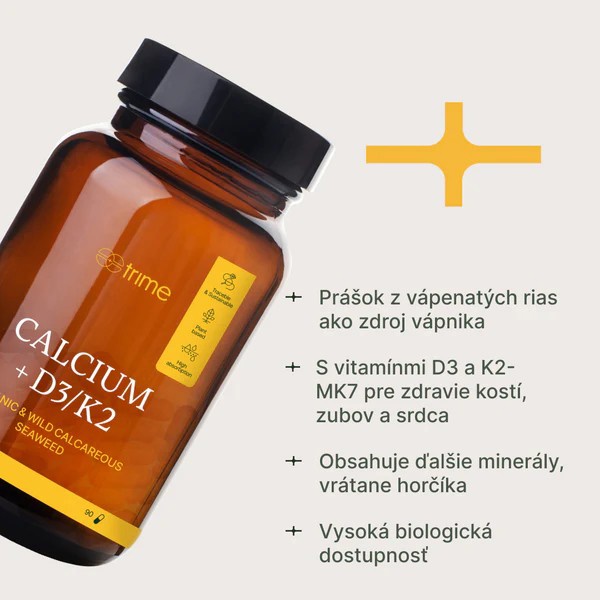 Calcium Trime Calcium + D3/K2, 90 kapsúl Vápnik Trime Calcium + D3/K2, 90 kapsúl