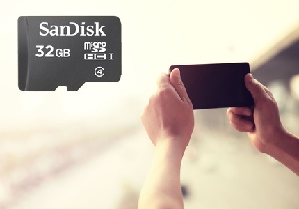 SanDisk microSDHC-Speicherkarte