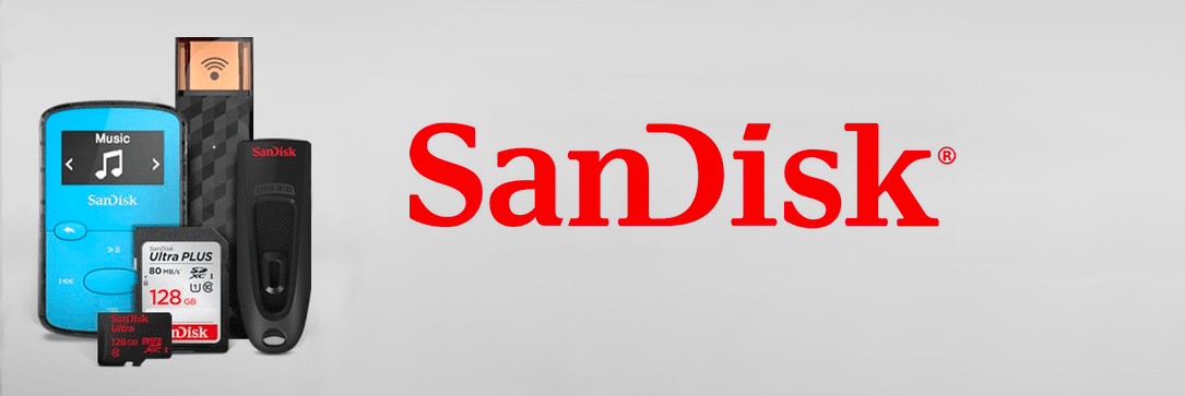 SanDisk - flashdisky, paměťové karty, MP3 přehrávače a příslušenství
