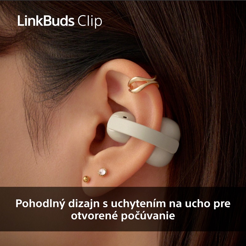 Bezdrôtové slúchadlá Sony LinkBuds Clip