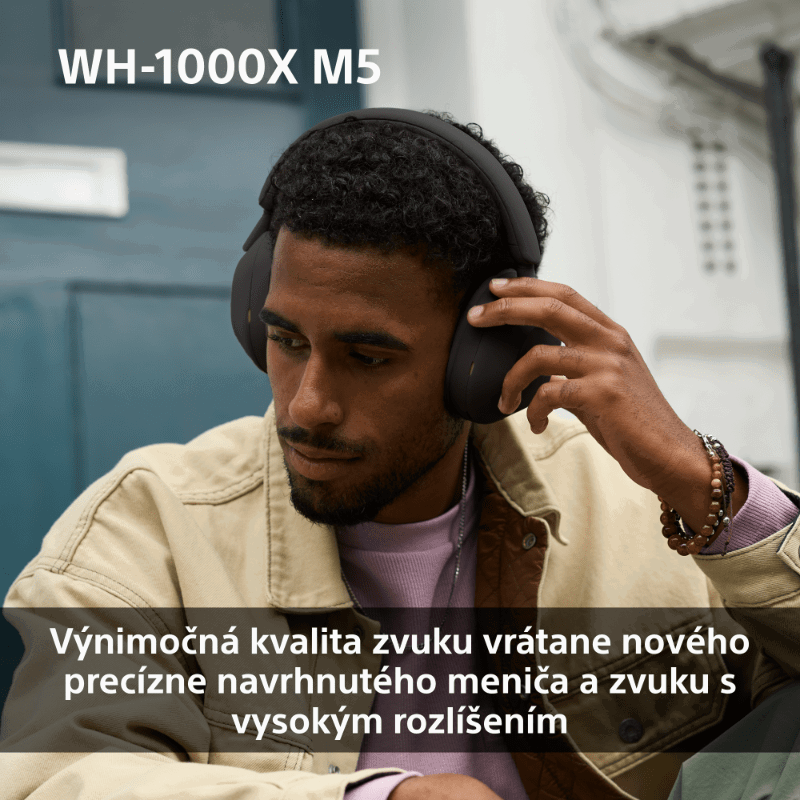 Bezdrôtové slúchadlá Sony Noise Cancelling WH-1000XM5