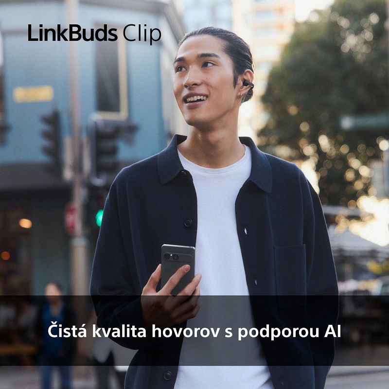 Bezdrôtové slúchadlá Sony LinkBuds Clip
