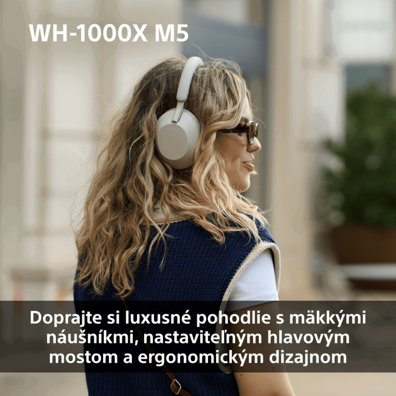 Bezdrôtové slúchadlá Sony Noise Cancelling WH-1000XM5