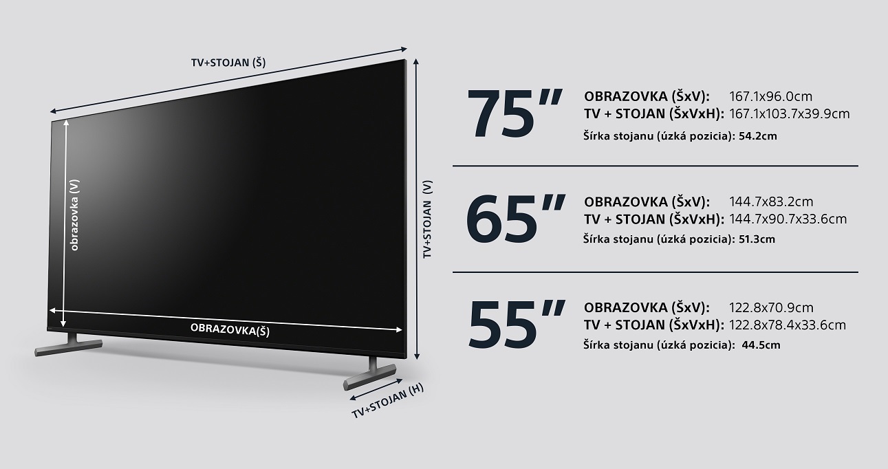 Smart LED televízor 75" Sony Bravia KD-75X85L