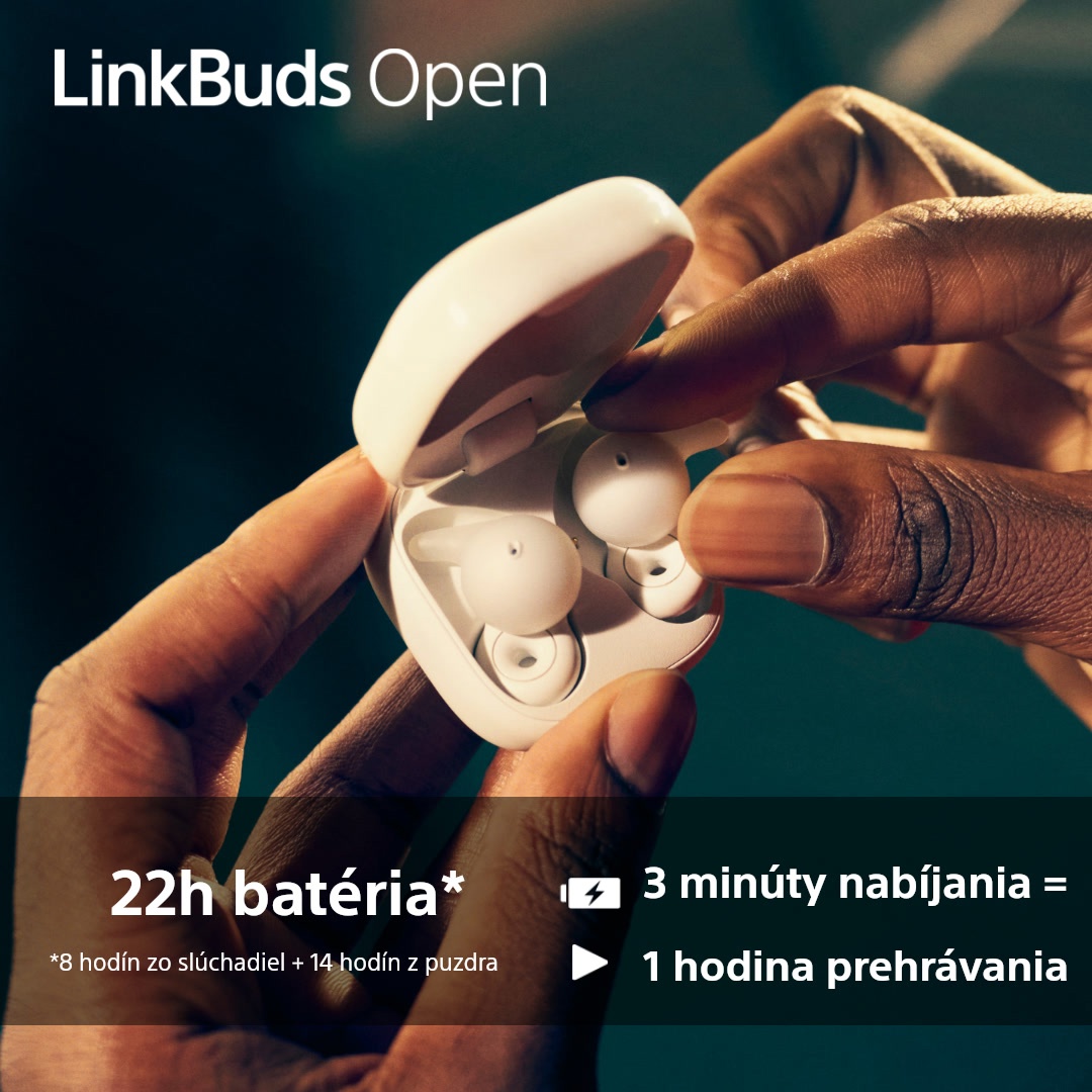 Bezdrôtové slúchadlá Sony True Wireless LinkBuds Open
