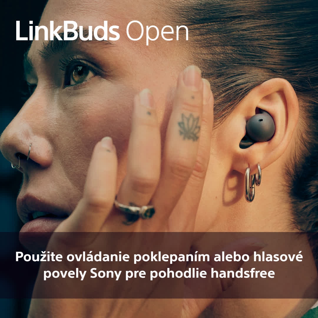 Bezdrôtové slúchadlá Sony True Wireless LinkBuds Open