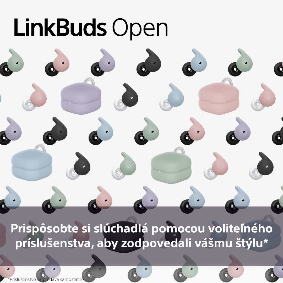Bezdrôtové slúchadlá Sony True Wireless LinkBuds Open