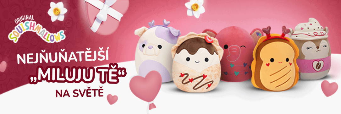 Squishmallows valentýn
