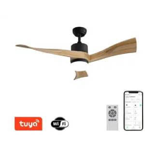 Chytré stropní LED světlo s ventilátorem