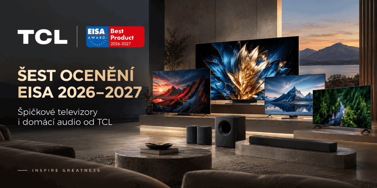 TCL, ocenění EISA 2026–2027, zdroj: AI, chatGPT