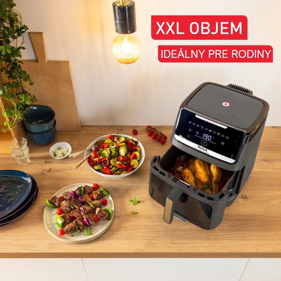 Fritéza bez oleja Tefal EY8468E0 Easy Fry Silence