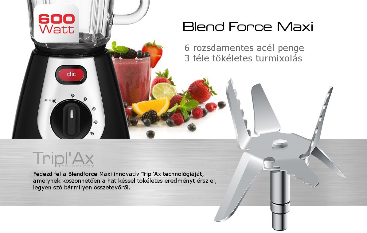 Tefal Maxi Glass BL233866 asztali mixer