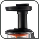 Široká plnící trubice Odšťavňovač Tefal Infine Juice ZC255B38 s širokou plnící trubicí