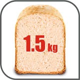 Domácí pekárna Tefal připraví chléb o hmotnosti až 1,5 kg