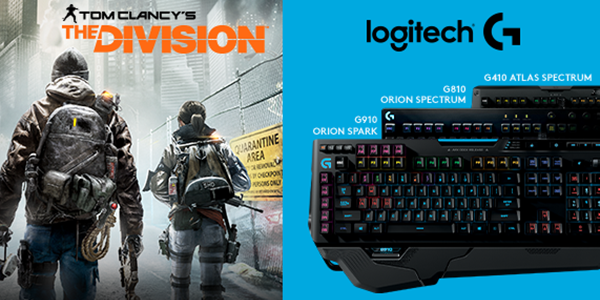Logitech G810 Orion Spectrum - nová mechanická herná klávesnica + hra Tom Clancys: The Division