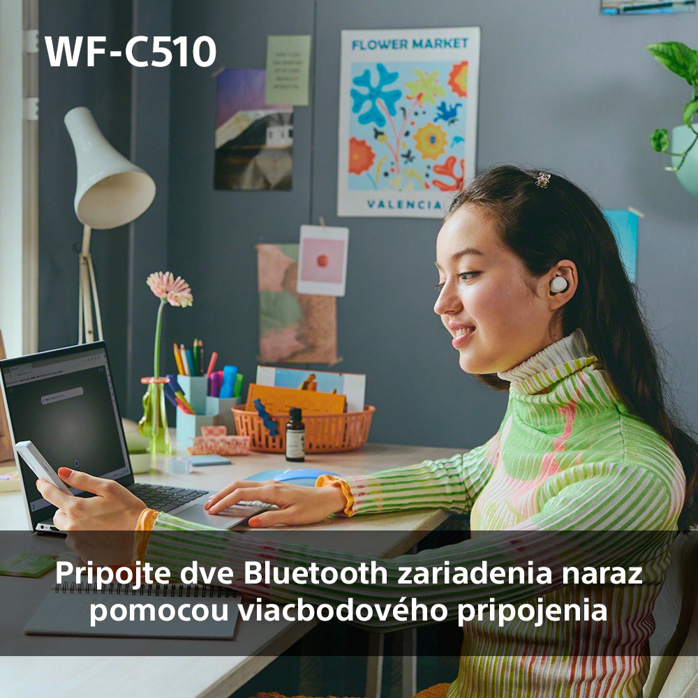 Bezdrôtové slúchadlá Sony True Wireless WF-C510