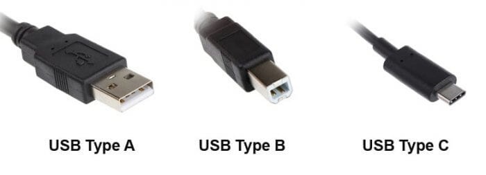 Adatkábel USB csatlakozók