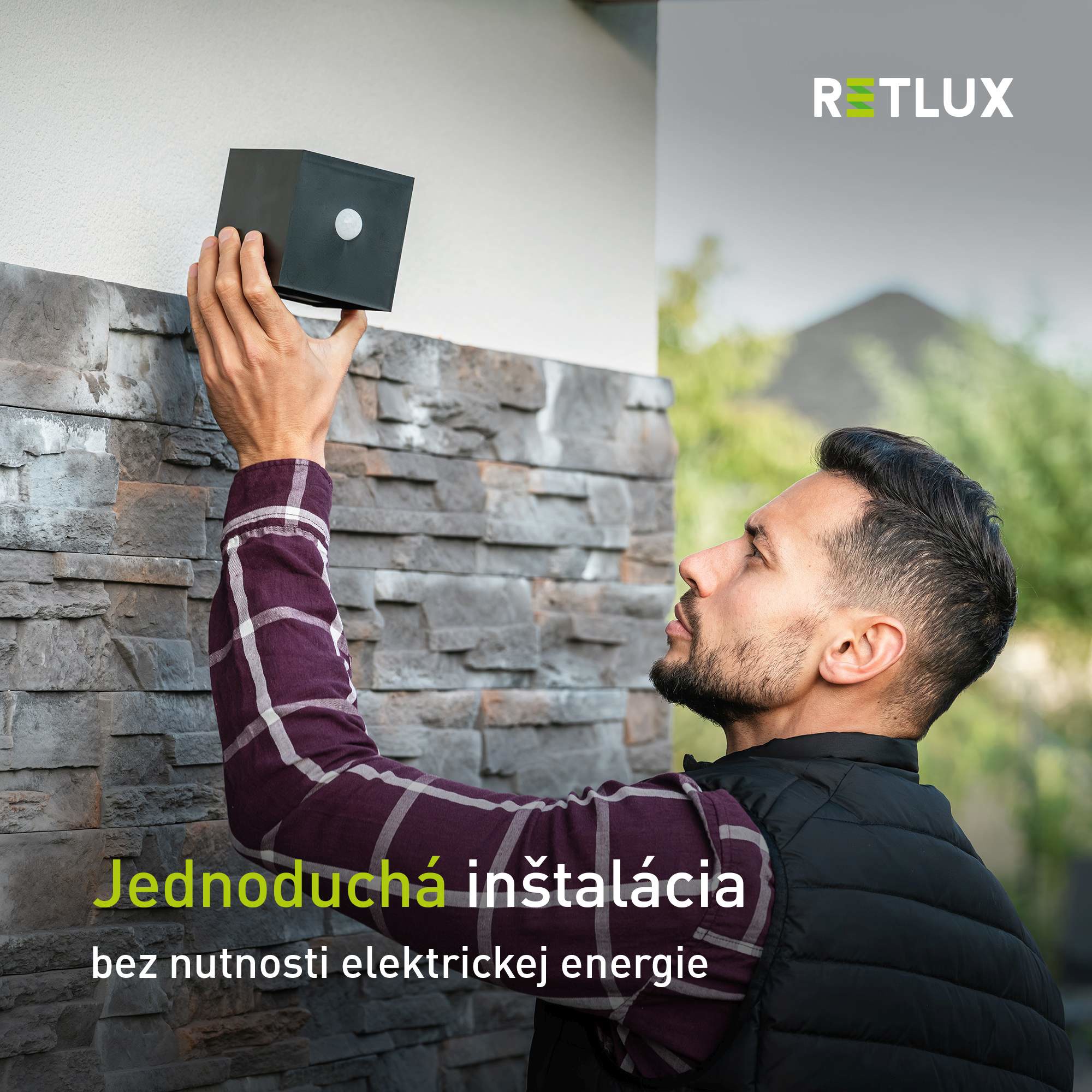 Záhradné osvetlenie RETLUX RGL 120 solárne LED CW