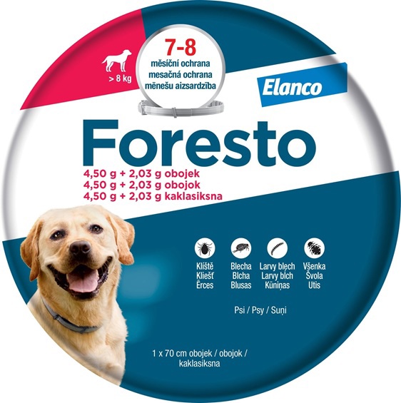 Antiparasitic collar Foresto 4,50 g + 2,03 g