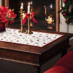 vánoční prostírání stolu