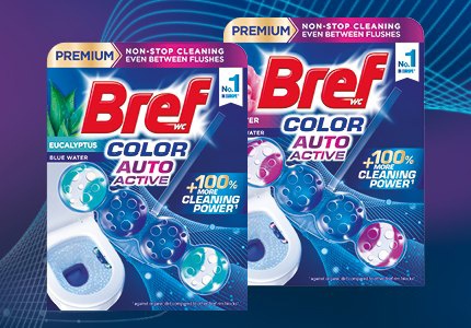 WC bloky Bref Color Aktiv